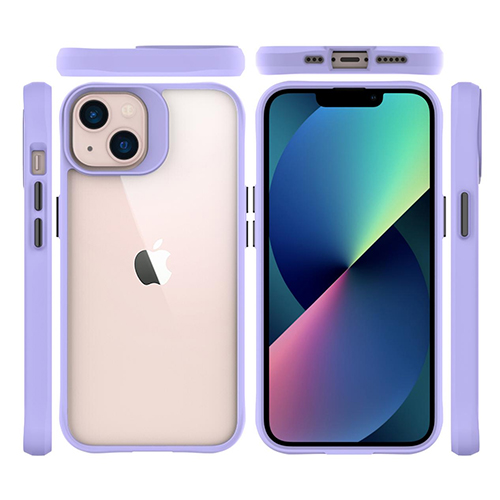 স্বচ্ছ TPU+PC ফল প্রুফ মোবাইল ফোন কেস